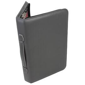 Купить - Большая папка-портфель из эко кожи Portfolio Port1010 серая, фото , характеристики, отзывы