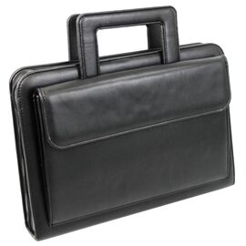 Придбати - Папка-портфель з еко шкіри Portfolio Portak-15 чорна, image , характеристики, відгуки