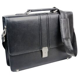 Придбати - Небольшой мужской кожаный портфель Giorgio Ferretti черный, image , характеристики, відгуки