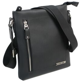 Придбати Мужская сумка, планшетка через плечо из эко кожи Wallaby 22539 черная, image , характеристики, відгуки