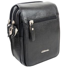 Придбати - Мужская кожаная сумка, планшетка через плечо Giorgio Ferretti черная, image , характеристики, відгуки