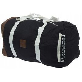 Купить Легка складана спортивна сумка 40L Puma Pack Away Barrel чорна, фото , характеристики, отзывы