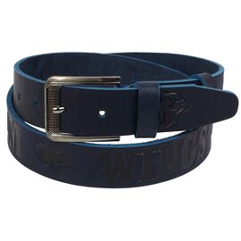 Придбати Чоловічий шкіряний ремінь під джинси Skipper 1123-38 синій 3,8 см, image , характеристики, відгуки