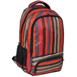 Придбати Молодіжний яскравий рюкзак у смужку PASO 21L 15-8122D червоний, image , характеристики, відгуки