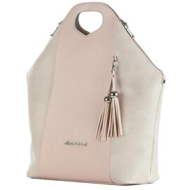 Купить Женская сумка из искусственной кожи Аlba Soboni, Украина 190036 бежевая с розовым, фото , характеристики, отзывы