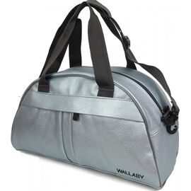 Придбати Спортивна сумка  зі шкірозамінника 16 л Wallaby  сріблястий, image , характеристики, відгуки