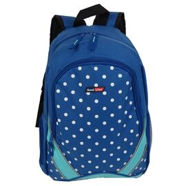 Купить - Молодіжний міський рюкзак 25L SemiLine синій у горох, фото , характеристики, отзывы