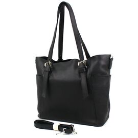 Купить - Жіноча шкіряна сумка з двома ручками Borsacomoda чорний, фото , характеристики, отзывы