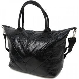 Купить Дута жіноча сумка зі штучної шкіри Wallaby чорна, фото , характеристики, отзывы