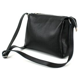 Купить - Жіноча шкіряна сумка Borsacomoda, Україна чорна, фото , характеристики, отзывы