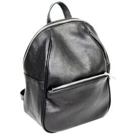 Купить Шкіряний жіночий рюкзак Borsacomoda чорний 9 л, фото , характеристики, отзывы