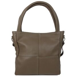Купить - Класична жіноча шкіряна сумка Borsacomoda бежева, фото , характеристики, отзывы