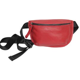 Придбати Жіноча сумка на пояс Borsacomoda червона, image , характеристики, відгуки