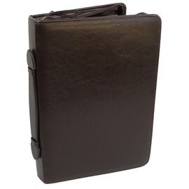 Купить - Папка-портфель из кожзаменителя JPB, AK-10 brown, фото , характеристики, отзывы