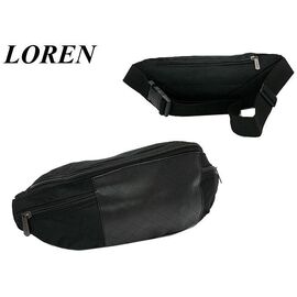 Придбати Молодіжна поясна сумка Loren чорна, image , характеристики, відгуки