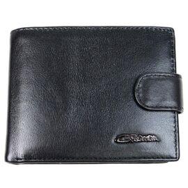 Купить Компактний чоловічий шкіряний гаманець, портмоне Giorgio Ferretti чорний, фото , характеристики, отзывы