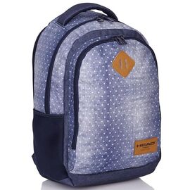 Купить - Молодіжний рюкзак 21L Head Astra синій у горох, фото , характеристики, отзывы