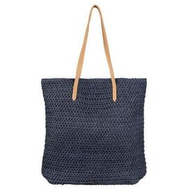 Купить Плетена пляжна сумка, сумка-шопер 2 в 1 Esmara синя, фото , характеристики, отзывы