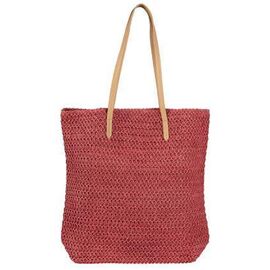 Купить Плетена пляжна сумка, сумка-шопер 2 в 1 Esmara червона, фото , характеристики, отзывы