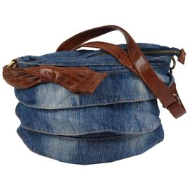 Придбати Жіноча джинсова сумка Fashion jeans bag синя, image , характеристики, відгуки