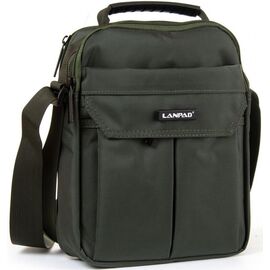 Купить Чоловіча сумка Lanpad тканинна зелена LAN3768 хакі, фото , характеристики, отзывы