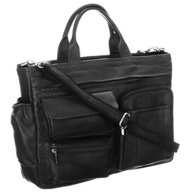 Купить Кожаная сумка, портфель для ноутбука 15,6 дюймов Always Wild черная, фото , характеристики, отзывы