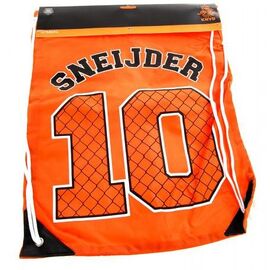 Придбати - Спортивний рюкзак, торбинка KNVB Gymbag Sneijder Nr 10 Orange, image , характеристики, відгуки