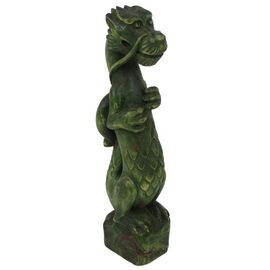 Придбати Статуетка ручної роботи Зелений Деревний Дракон символ 2024 року, image , характеристики, відгуки