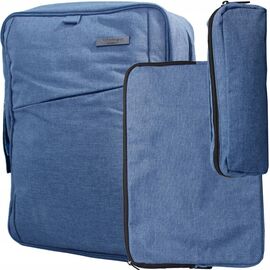 Придбати Комплект із рюкзака, чохла для ноутбука, косметички Winmax синій, image , характеристики, відгуки