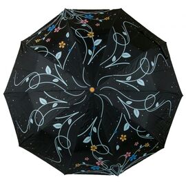 Купить Жіноча парасолька напівавтомат Bellisimo чорна, фото , характеристики, отзывы