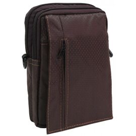 Купить Невелика чоловіча сумка для носіння на плечі або ремені коричнева, фото , характеристики, отзывы