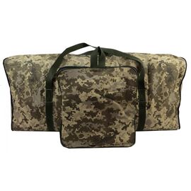 Купить Прочная большая складная дорожная сумка, баул 105 л Ukr military пиксель ВСУ, фото , характеристики, отзывы