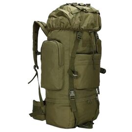 Купить Великий тактичний, армійський рюкзак із дощовиком 65L Combat хакі, фото , характеристики, отзывы