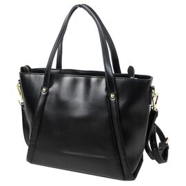 Придбати Шкіряна сумка жіноча Fashion Instinct чорна, image , характеристики, відгуки