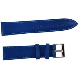 Купить Шкіряний ремінець для годинника Mykhail Ikhtyar Ш22 мм синій S22-308S blue, фото , характеристики, отзывы
