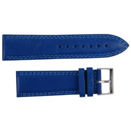 Купить Шкіряний ремінець для годинника Mykhail Ikhtyar Ш24 мм синій, фото , характеристики, отзывы