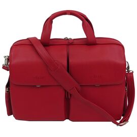 Купить Жіноча ділова сумка, портфель із натуральної шкіри Sheff червона, фото , характеристики, отзывы