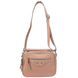 Купить - Шкіряна жіноча сумка Fashion Instinct світло-рожева, фото , характеристики, отзывы