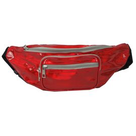 Купить - Голограмная сумк на пояс из кожзаменителя Loren SS113 red, фото , характеристики, отзывы