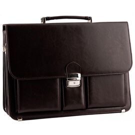 Придбати Чоловічий портфель з екошкіри AMO Польща SST10, image , характеристики, відгуки