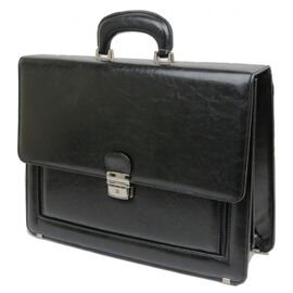 Придбати Діловий портфель з екошкіри JPB Польща TE-31 чорний, image , характеристики, відгуки