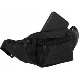 Купить - Невелика поясна сумка, бананка Loren WB20-600D чорна, фото , характеристики, отзывы