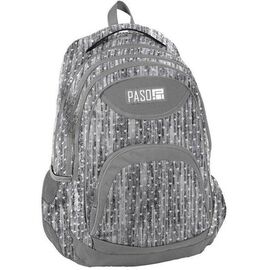 Женский городской рюкзак PASO 19L серого цвета, фото 