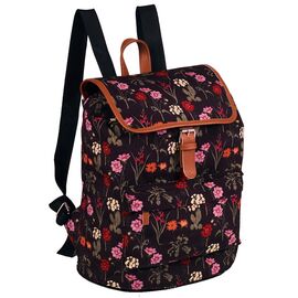 Купить Женский городской рюкзак с цветочный узором 18L Tom&Rose черный, фото , характеристики, отзывы