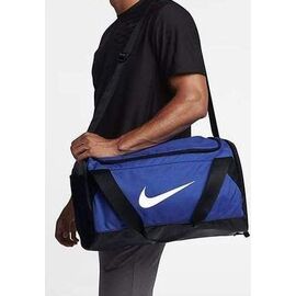Купить - Сумка спортивная 40L Nike Brasilia Duffle Sports Gym Bag CK0939-480 синяя, фото , характеристики, отзывы
