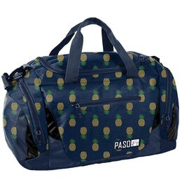 Купить - Женская спортивная сумка синяя с ананасами 27L Paso, фото , характеристики, отзывы
