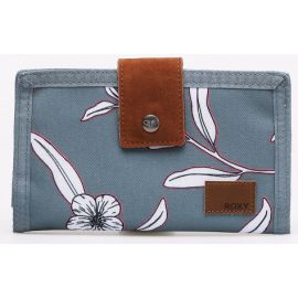 Купить Женский тканевый кошелек Roxy Work For Us Wallet серый с цветами, фото , характеристики, отзывы
