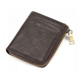 Купить Кожаное мужское портмоне Tiding Bag коричневое, фото , характеристики, отзывы