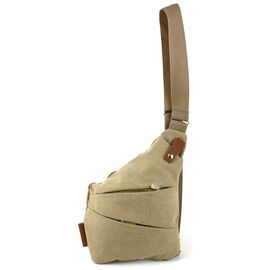 Купить - Нагрудная мужская сумка из коттона Wallaby, Украина 1137 песочная, фото , характеристики, отзывы