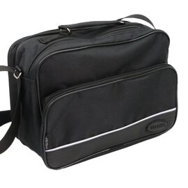 Купить - Практичная сумка мужская  из полиэстера Wallaby 2130 черная, фото , характеристики, отзывы